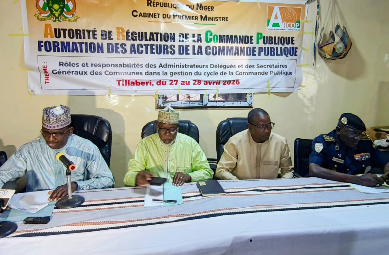 Ouverture officielle de l'atelier de formation des acteurs de la Commande Publique à Tillabéri